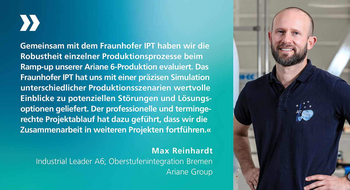 Zitat und Foto von Max Reinhardt, Ariane Group