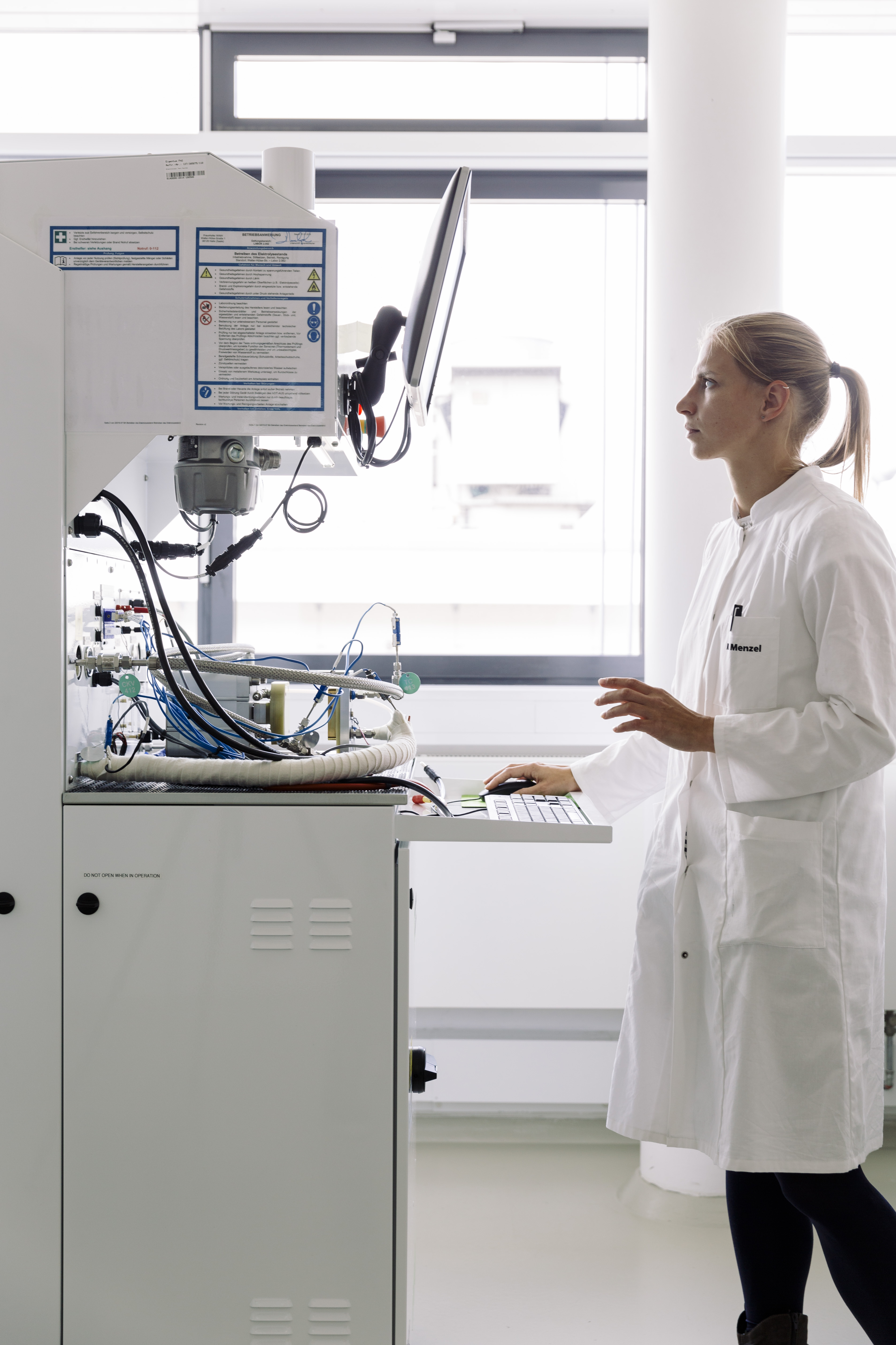 Elektrolyse-Teststand, Wasserelektrolyse an Membranen, CSP