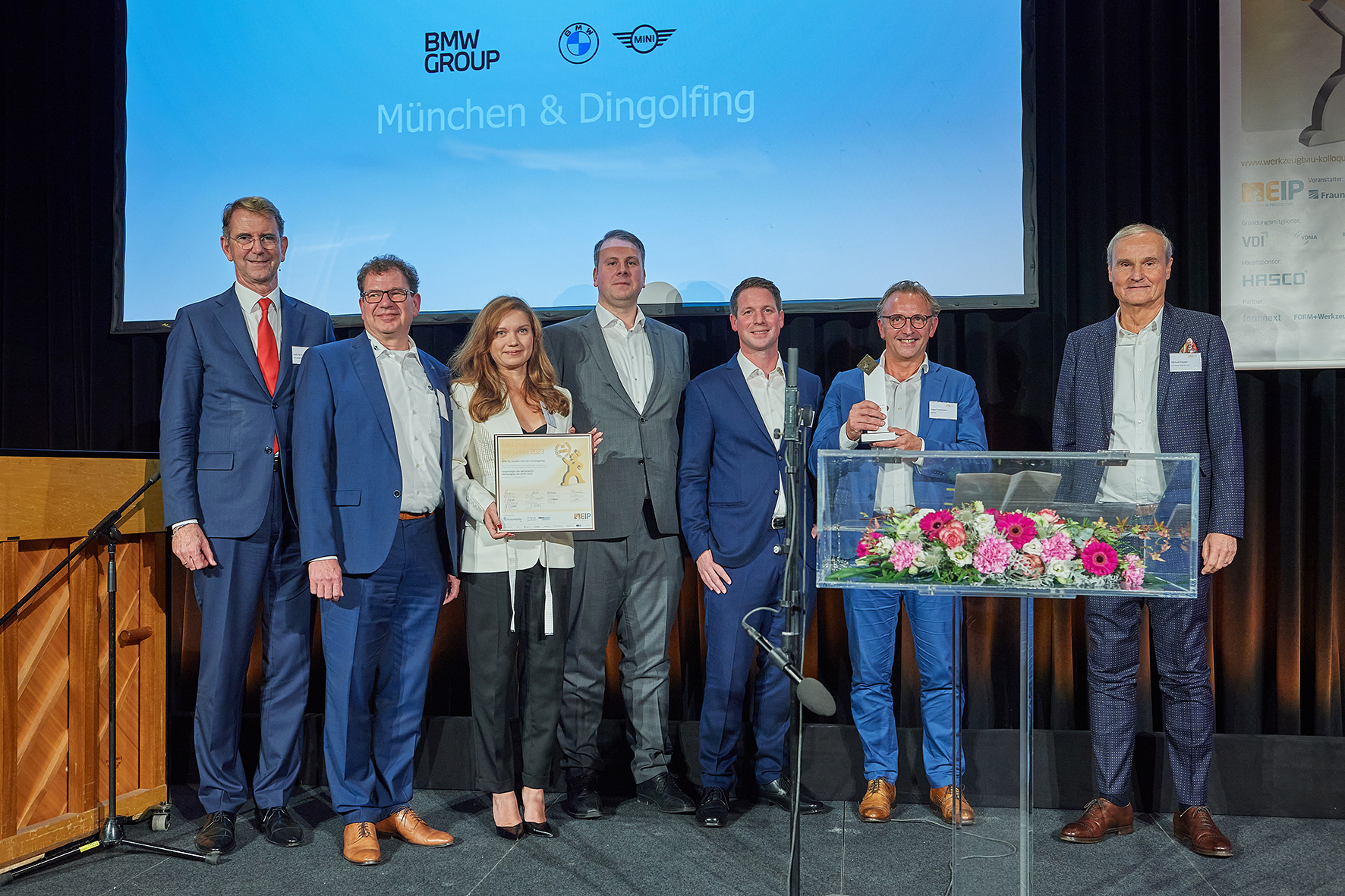 Der interne BMW-Werkzeugbau aus München und Dingolfing: Gesamtsieger im Wettbewerb »Excellence in Production« und Werkzeugbau des Jahres 2023.