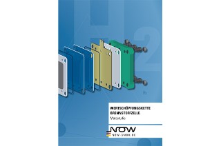 Titelseite der Metastudie "Wertschöpfungkette Brennstoffzelle" - Explosionsgrafik einer Brennstoffzelle